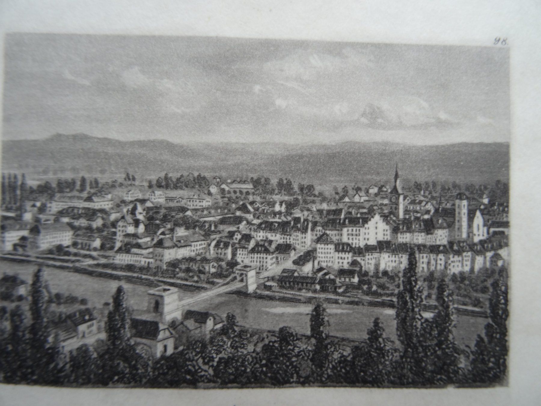 Incisioni: Aargau  Aquatinta  um 1860 – Usato da Safnern venduto da Wstussi 1