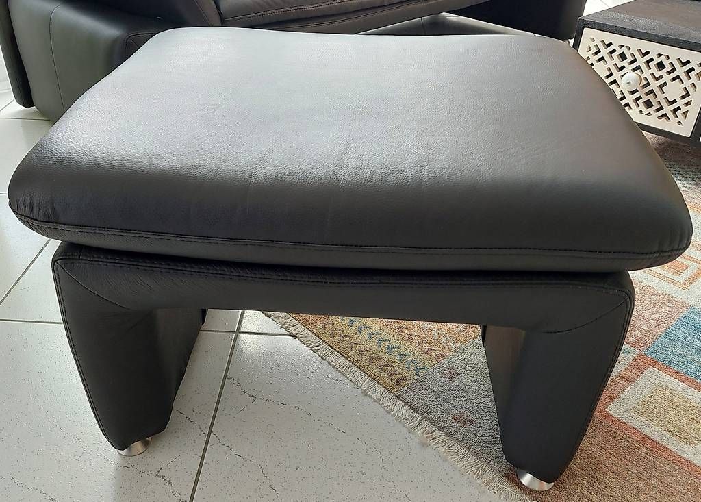 Divani: Sofa Leder schwarz 3er – Usato da Oberwangen b. Bern venduto da mfmr 4