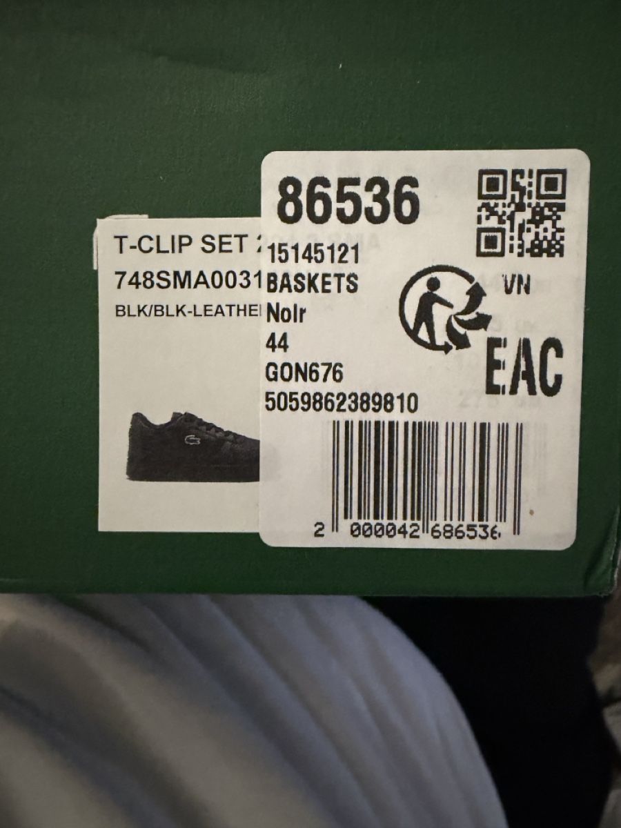 Lacoste Herrenschuhe: Baskets lacoste – Neu und originalverpackt aus Etoy von jav_zn9f 1