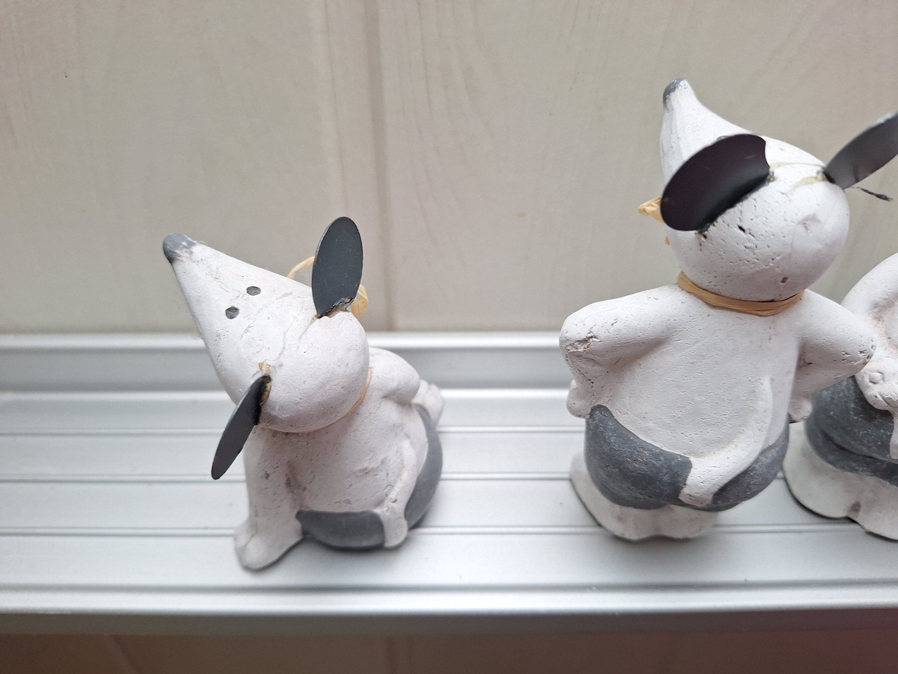 Figurines: Dekoration, 4 Steingut Mäuse – D'occasion à Dornach par majo8689 4