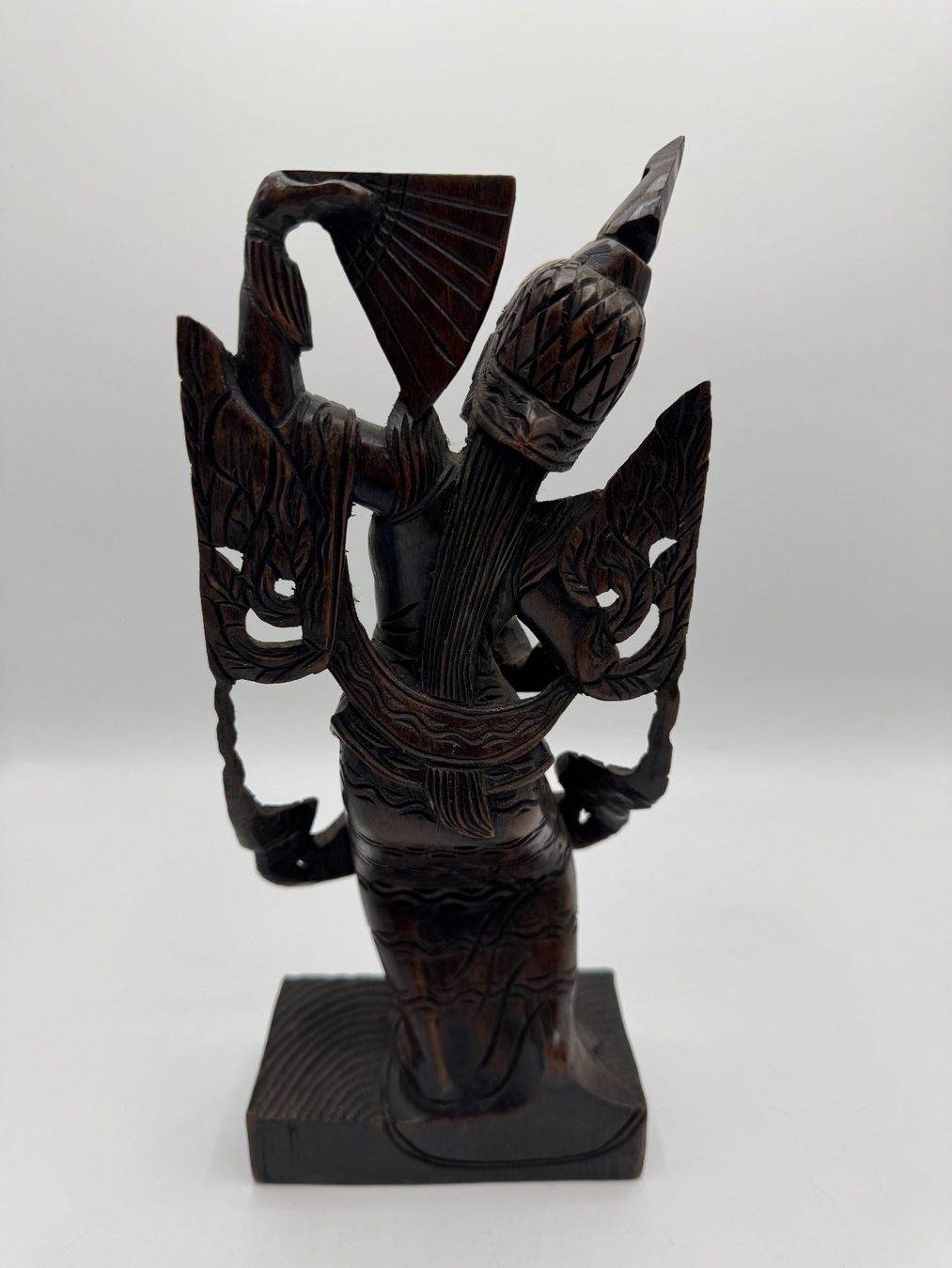 Figuren: Asiatische Holzfigur, Handarbeit – Gebraucht aus Sachseln von BONATI01 3