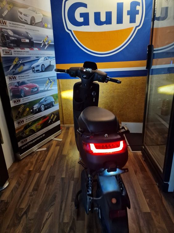 Area1 Motorroller Spiegel Set - Carbon Look Rückspiegel Mit 5 Adaptern Für 50ccm Roller