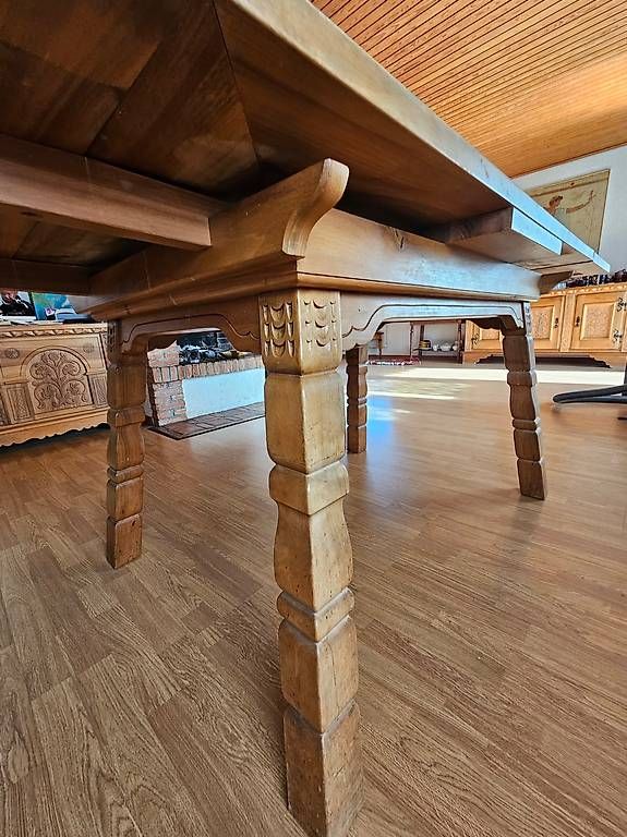 Tavoli: Ancienne table en noyer et ardoise – Usato da Corsier sur vevey venduto da Hitu 3