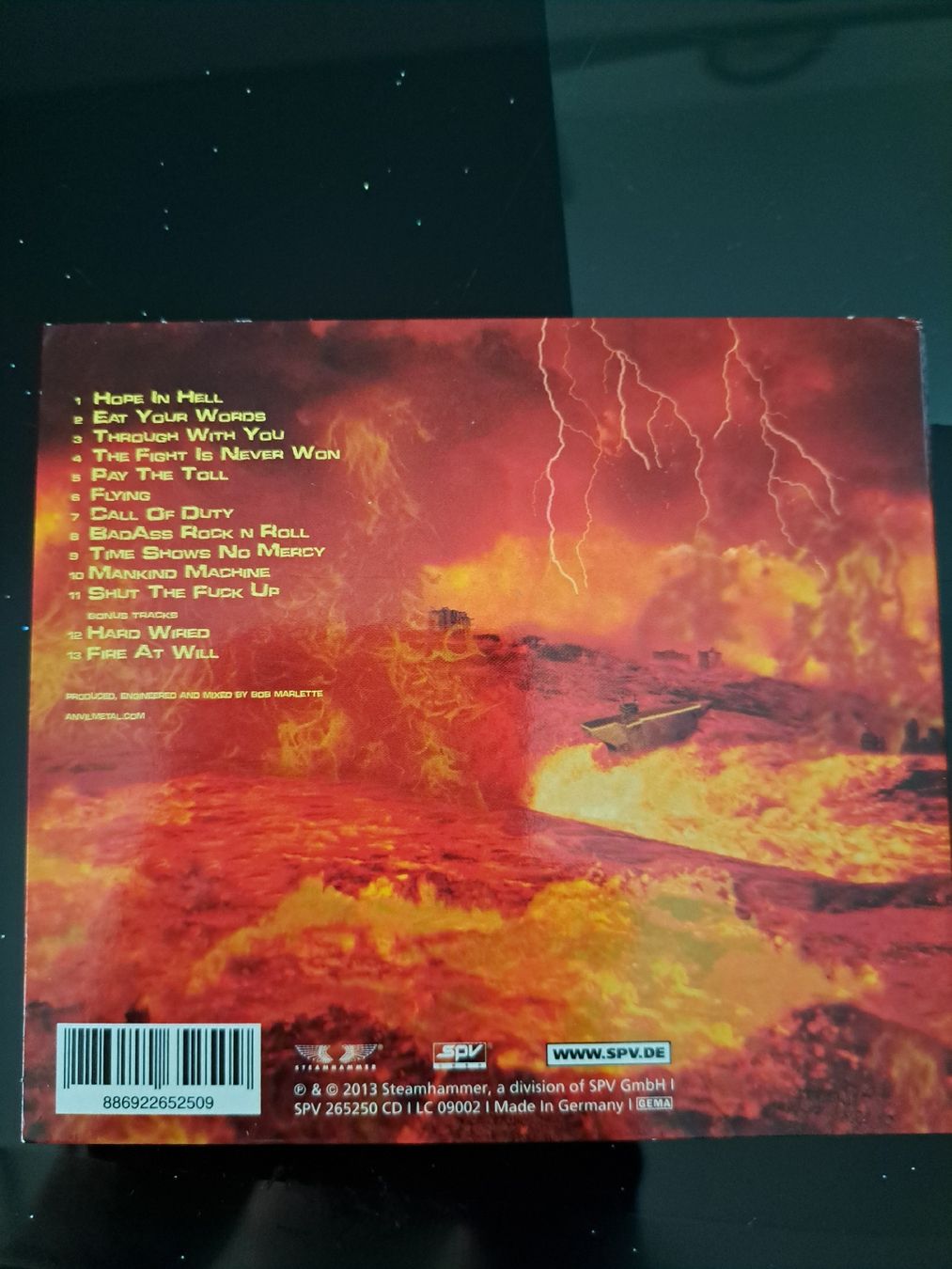 CDs: Anvil - Hope In Hell  – Neu (gemäss Beschreibung) aus Schüpfen von Sonata85 1