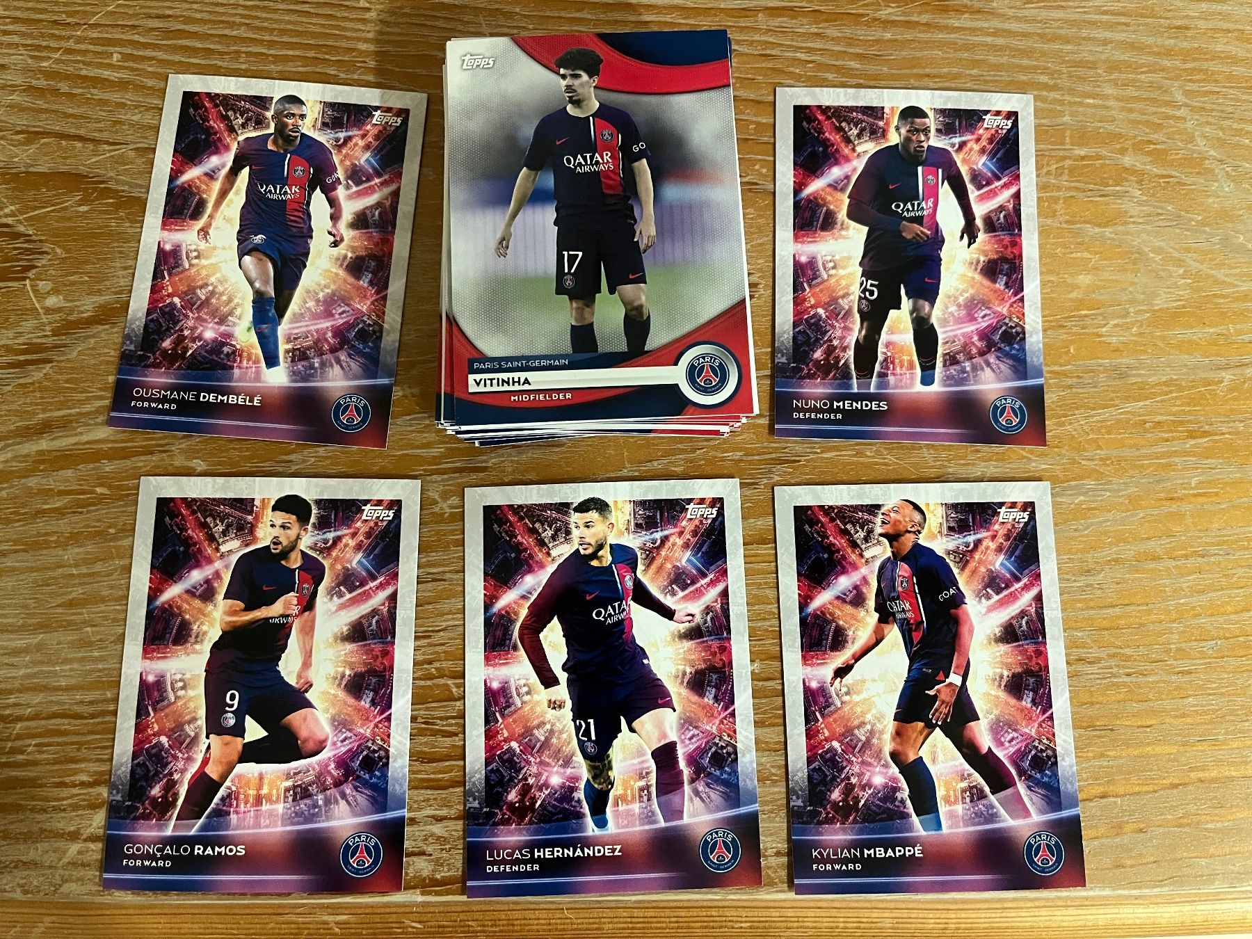 Topps Carte collezionabili: Paris SG Team set topps 49 Base & Inserts – Usato da Balzers venduto da jos_6r9r