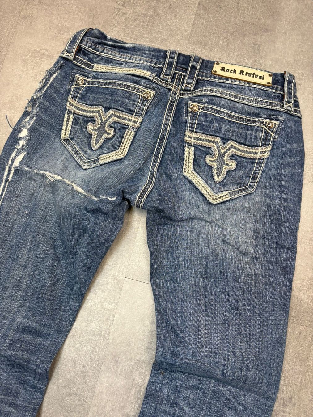 Jeans: Rock Revival Bootcut Flared Jeans - Grösse L/29 – Usato da Werdenberg venduto da hase.vintage 2