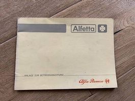 Anleitung Alfa Romeo Alfetta Quadrifoglio
