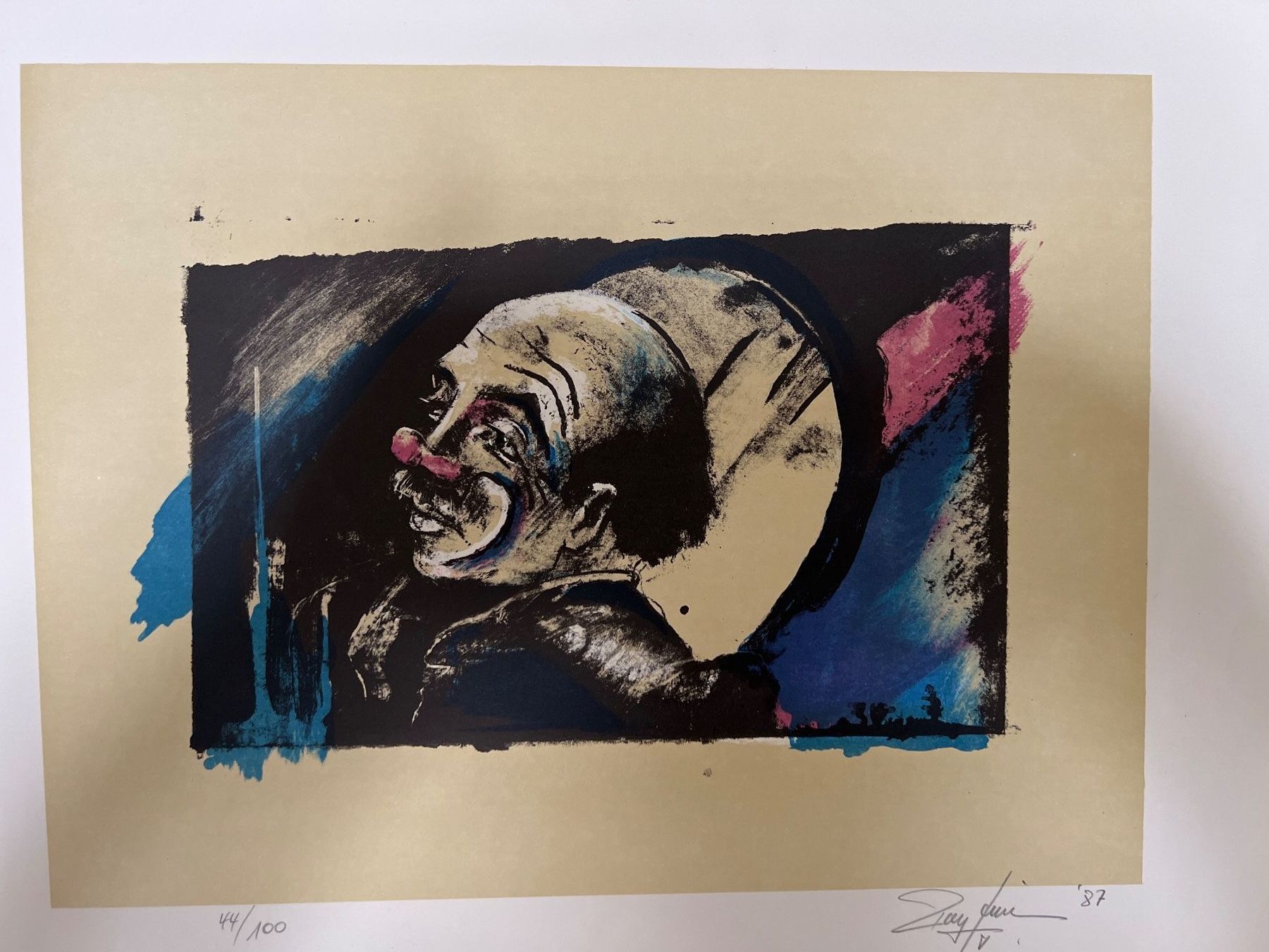 Grafica & Litografie: Rolf Knie, Lithografie 44/100, 1987 – Usato da Oberhasli venduto da Luckygirl0 3