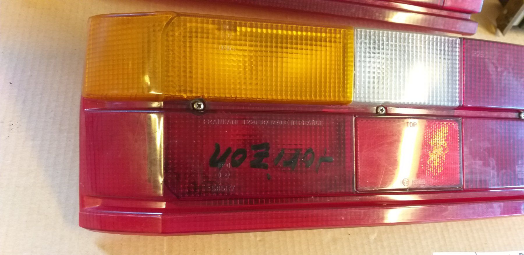 Talbot Tutti pezzi di ricambio auto: TALBOT HORIZON  FEUX ARR. G. + DIV. HORLOGES – Usato da cortébert venduto da rlv 2