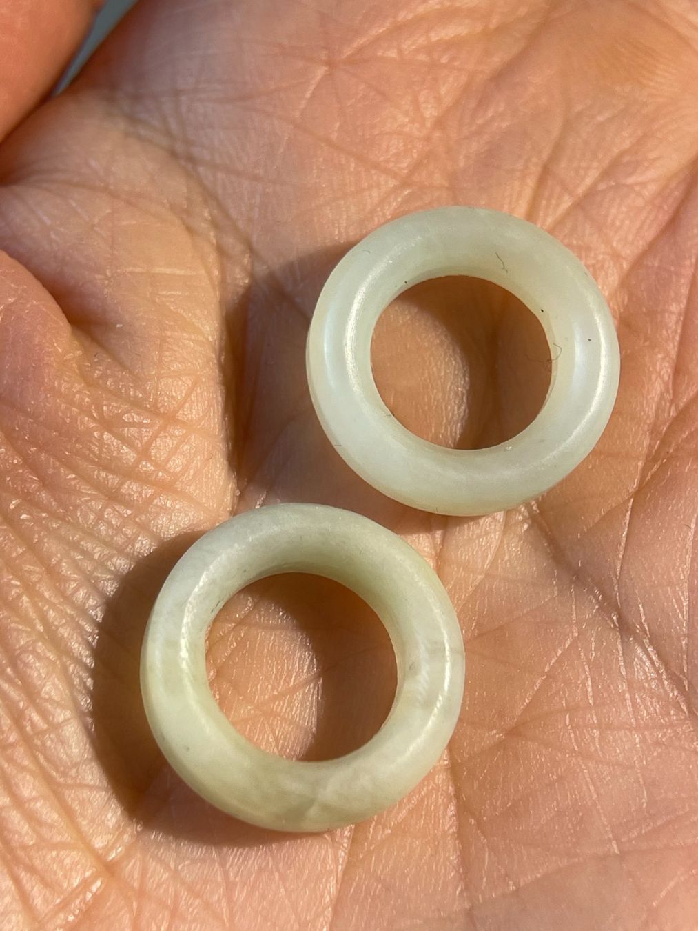 Ciondoli: Echte chinesische -Jade Pi-Scheibe Set  Ca.2cm – Nuovo (secondo la descrizione) da Schiers venduto da sisikristall 2