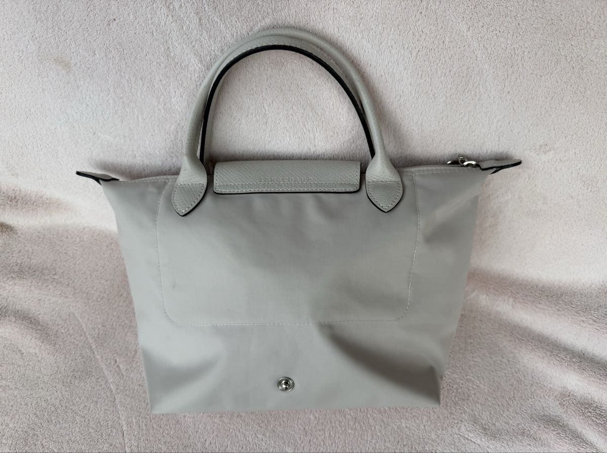 Longchamp Borse da donna: Longchamp Handtasche Le Pliage hellgrau, S – Usato da Zollikon venduto da brownbear1 2