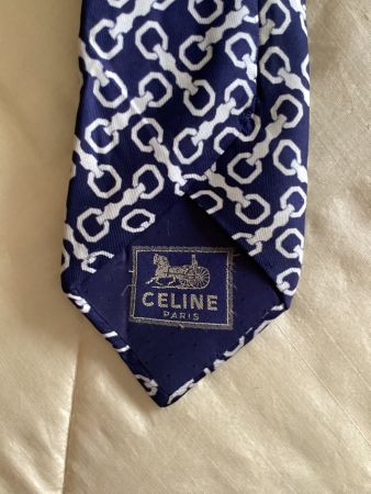 Vintage Celine Krawatte Seide