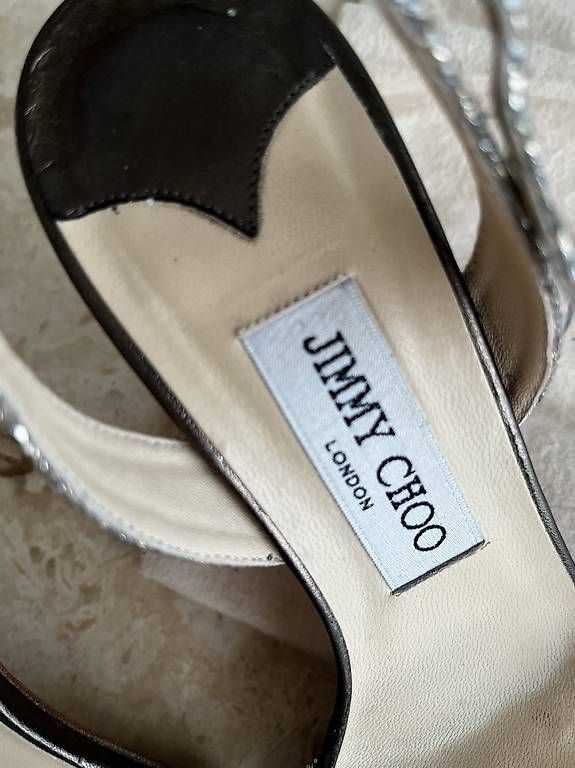 Jimmy Choo Damenschuhe: JIMMY CHOO Sandalen Gr. 38.5 – Gebraucht aus Zürich von jul_6s2j 3