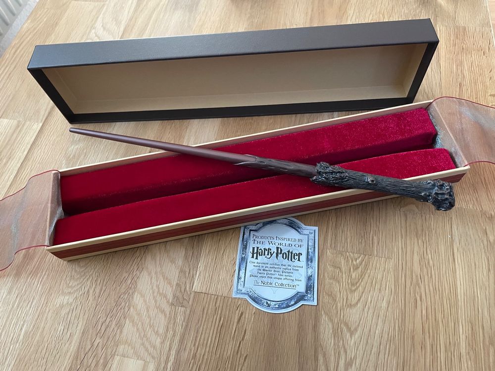 Harry Potter Zauberstab 36 Cm Dunkelbraun Phönixfeder-Zauberstab Kostüm