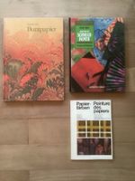 Bücher zu den Themen Papierfärben, Buntpapiere