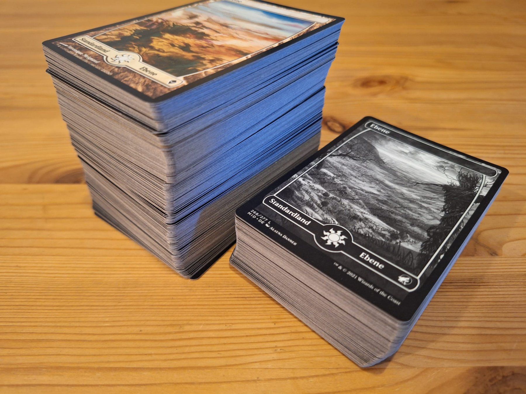 Magic The Gathering Sammelbilder & Trading cards: Magic The Gathering Full Art Basic Lands, über 300 – Gebraucht aus Aarau von  3