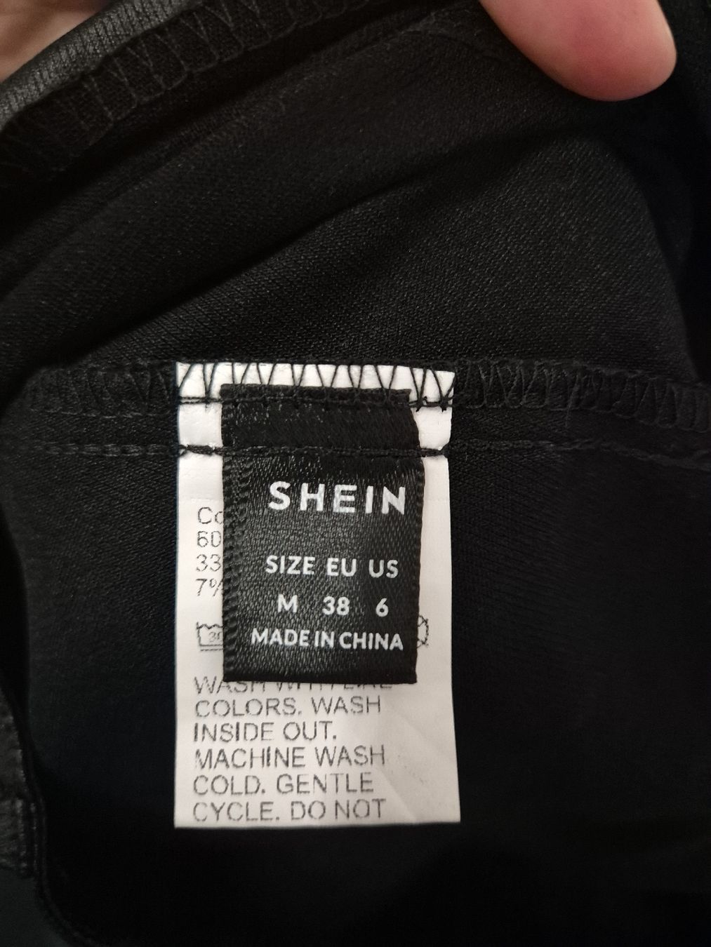 Pantaloni: Schwarze Hose in Lederoptik – Usato da Schlieren venduto da nat_76vd 3
