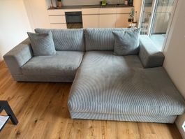 Ecksofa Cordstoff  
