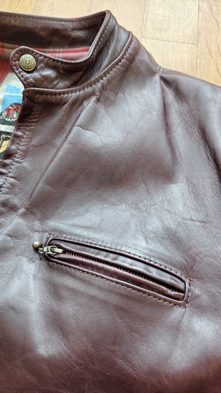 Aero Leathers Clothing Jacken: Aero Leather Lederjacke Grösse 46 Burgundy – Gebraucht aus Ueken von FabianM96 3