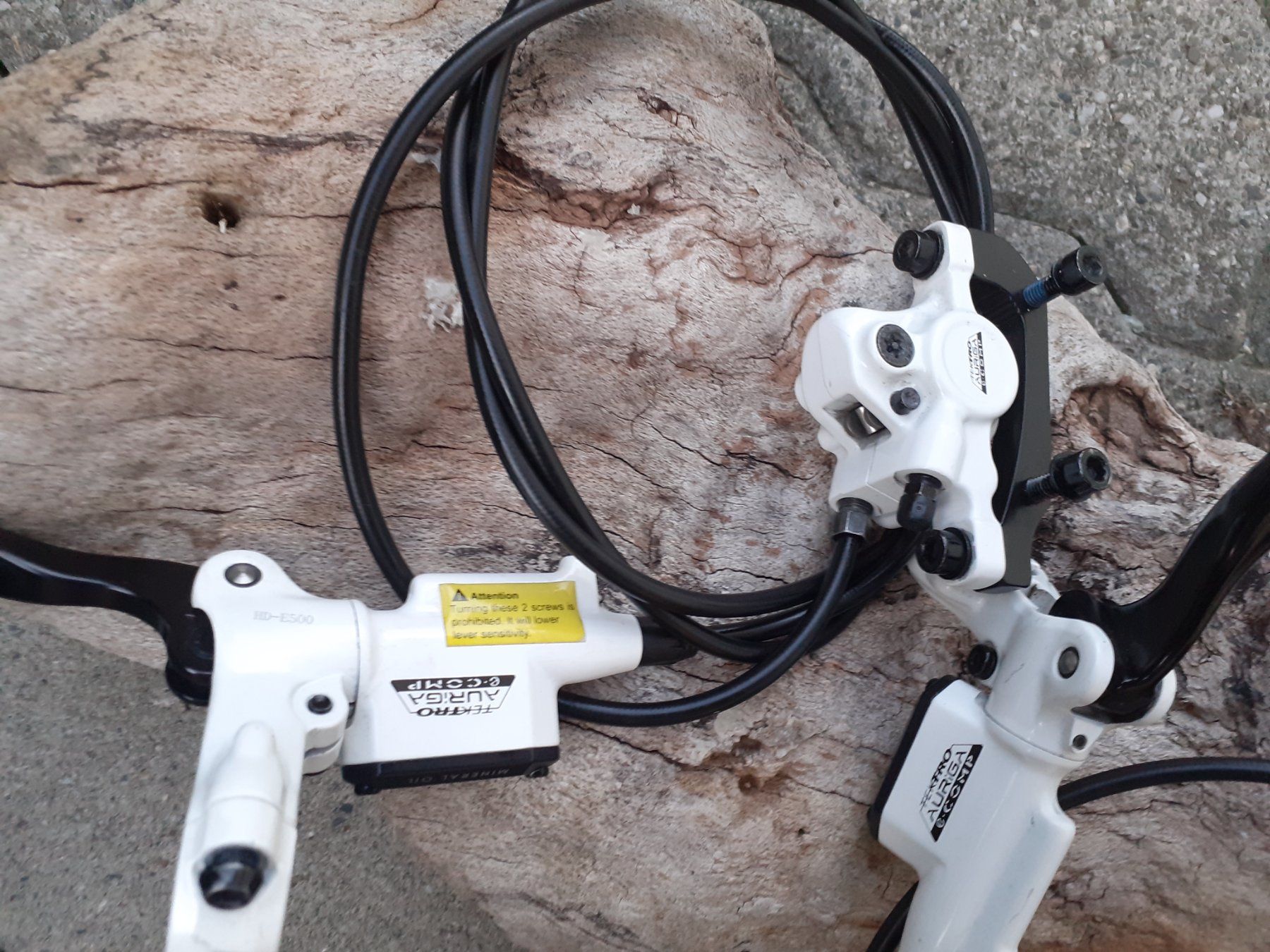 Pezzi di ricambio: TEKTRO AURIGA e COMP Scheibebremsset komplett vorne/hinten – Usato da Cazis venduto da Lucio05 9