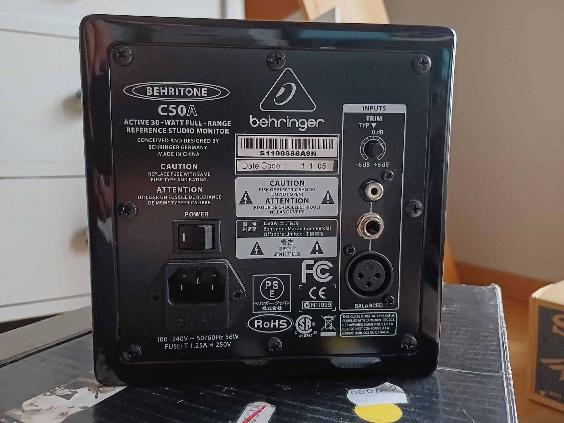 Behringer Lautsprecher: Moniteur studio full range de studio BEHRINGER Behritone C50 – Neu (gemäss Beschreibung) aus Aire-la-Ville von Longhouse 6
