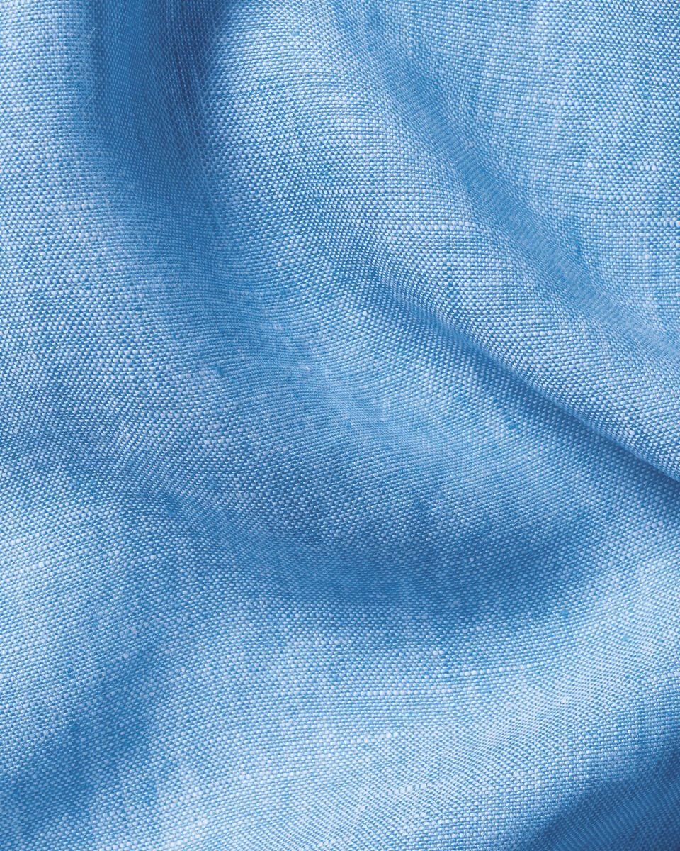 Charles Tyrwhitt Chemises: Pure Linen Hemd – Ocean Blue – Neuf avec emballage d'origine à Wittenbach par bes_k8vr 3