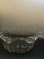 Elegante Glasschale, Retro Design, Vintage