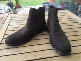 Herren Stiefel braun Leder Grösse 43 guter Zustand