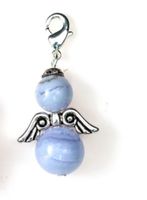 Charm Anhänger Chalcedon Engel