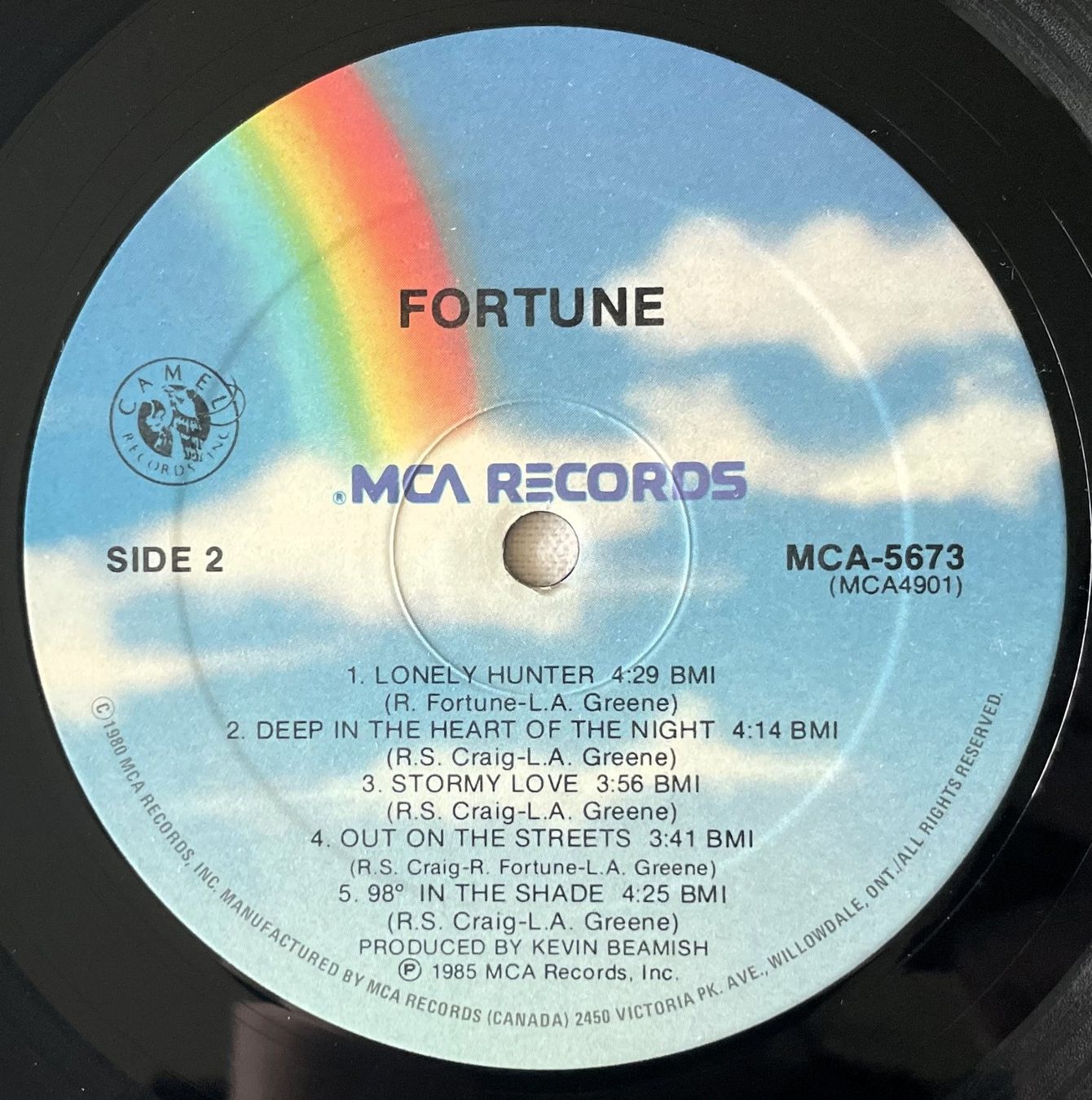 Dischi in vinile: Fortune - Fortune - LP - 1985 - Canada First Press - MCA Rec – Usato da Uster venduto da Zardodel 5