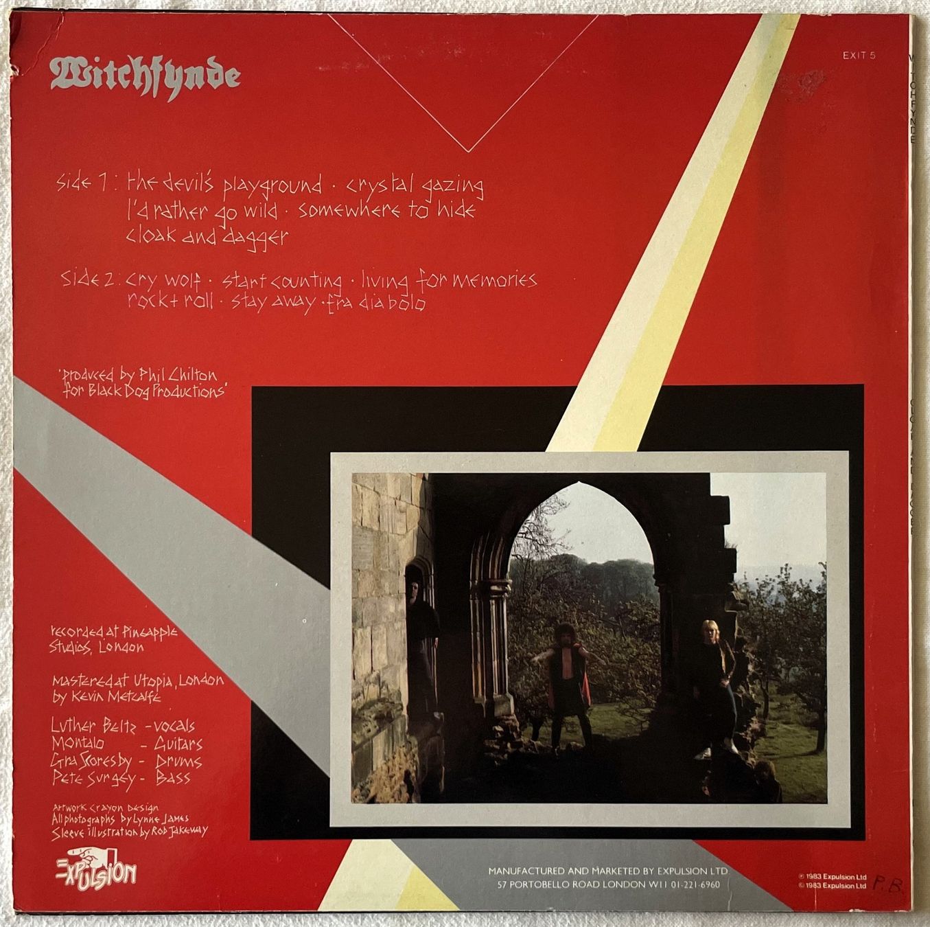Schallplatten: Witchfynde – Cloak & Dagger - LP - 1983 - First Press – Gebraucht aus Uster von Zardodel 1