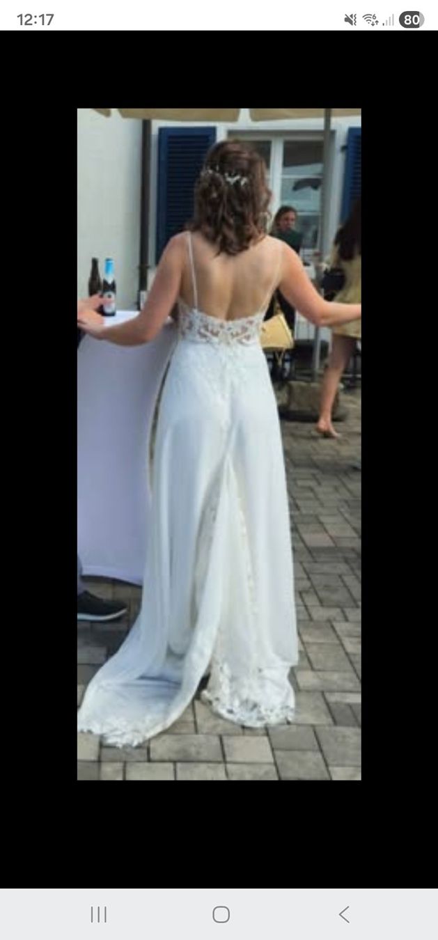 Vestiti: Hochzeitskleid Bianco Evento Beryl – Usato da Bad Zurzach venduto da camasp 1