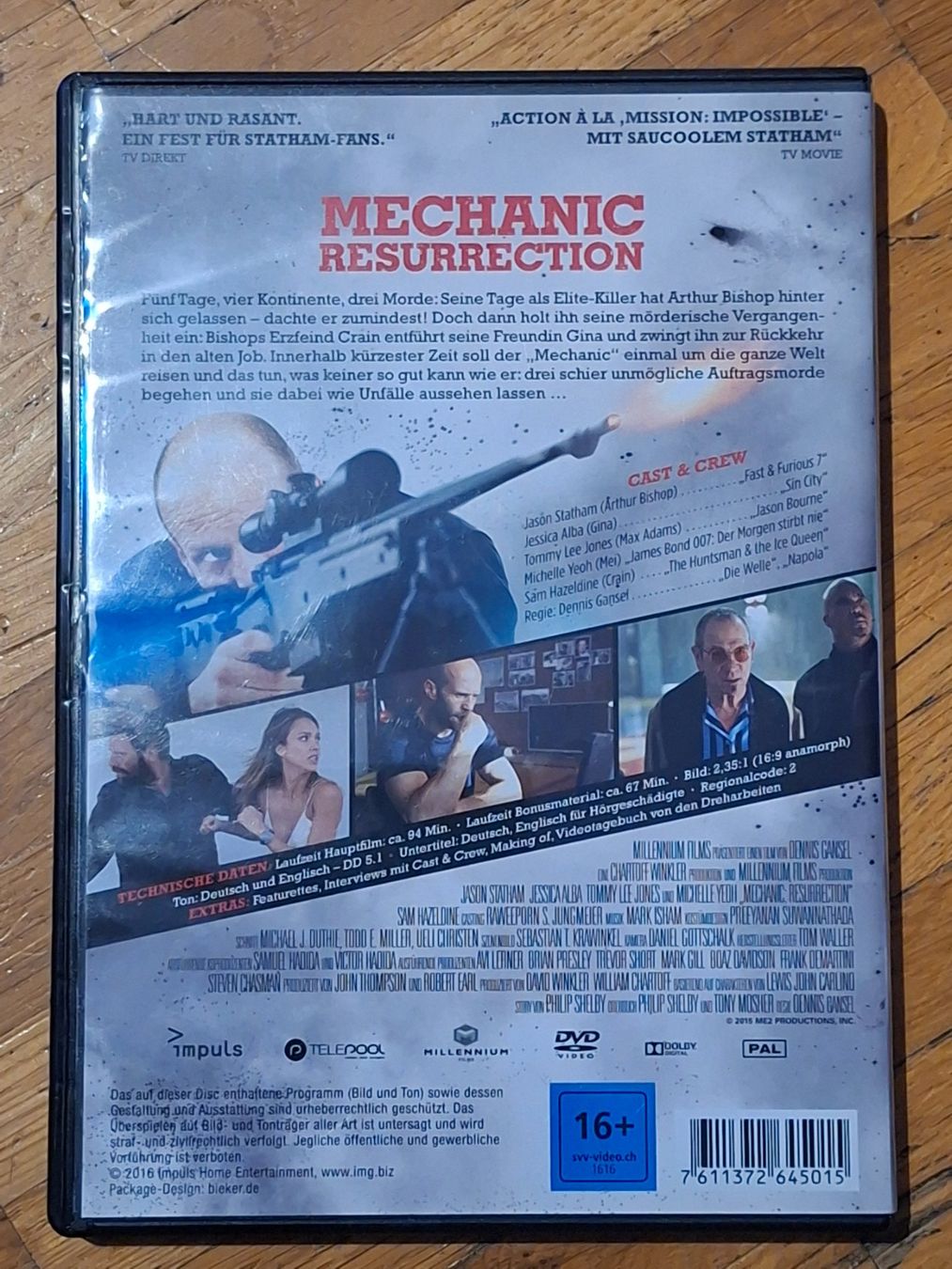 Tous les DVDs: The Mechanic - Resurrection – D'occasion à Wallisellen par Sawr 1