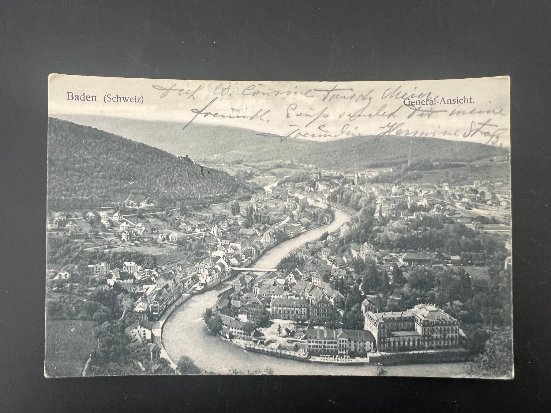 Ansichtskarten: AK   1909  Baden       (G897) – Gebraucht aus Hinwil von Sidi4