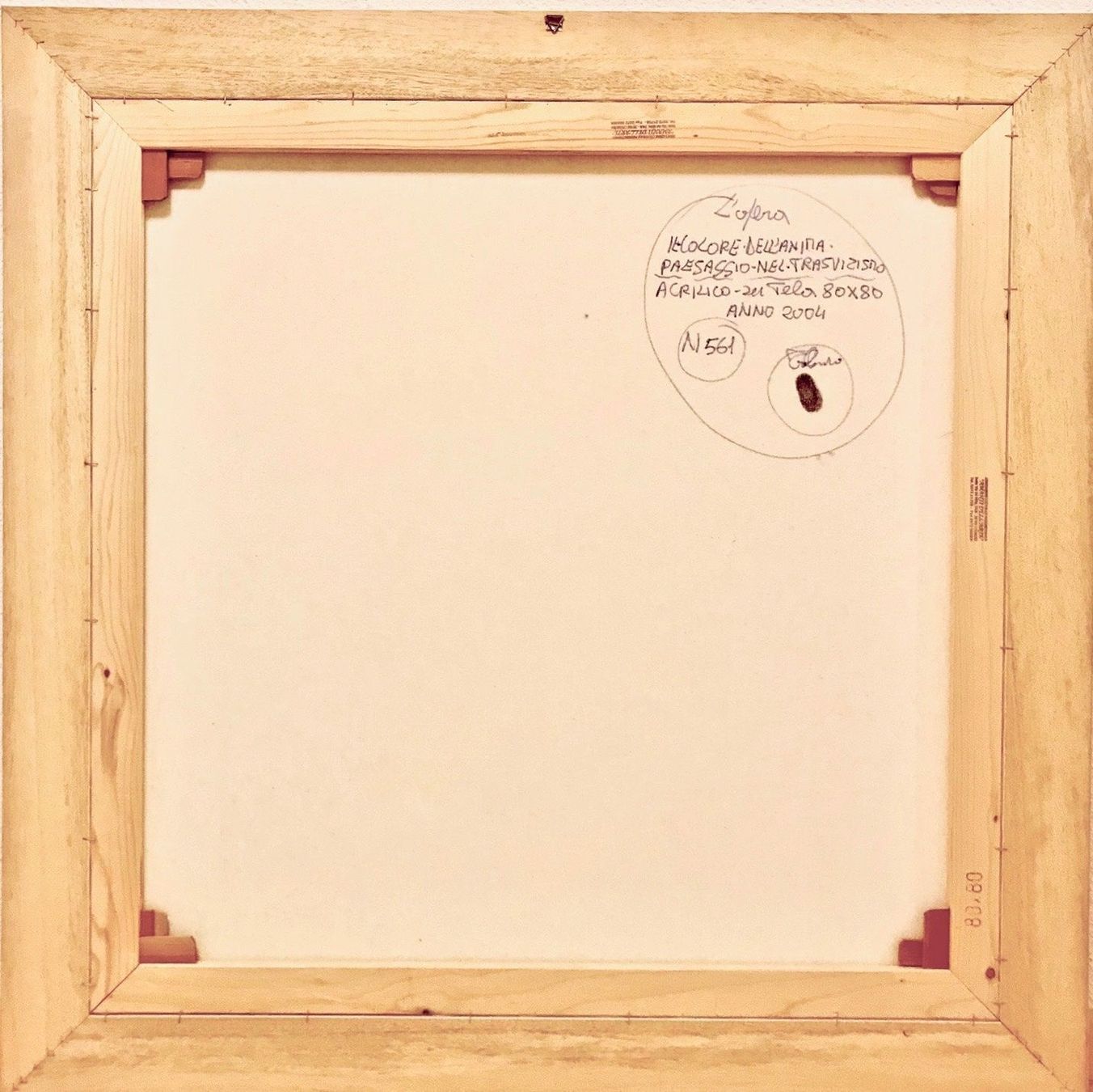 Dipinti: Trabuio - Grosses Gemälde 80x80 cm – Usato da Luzern venduto da isa_27cg 1