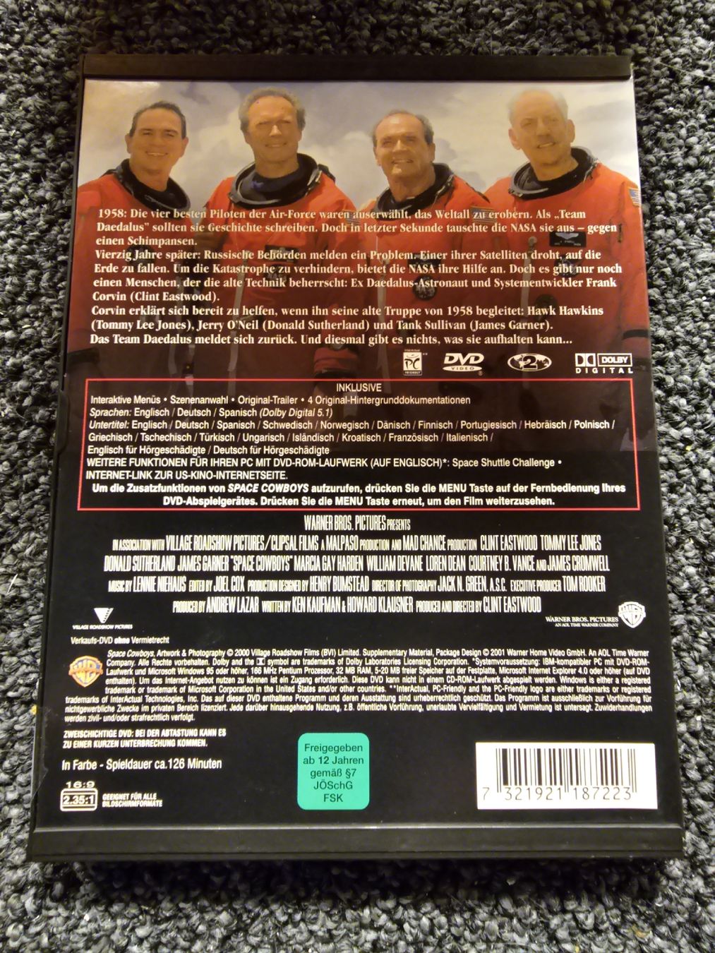 Tutti i DVDs: Space Cowboys DVD(17642) – Usato da Ruswil venduto da jan_bxl5 1