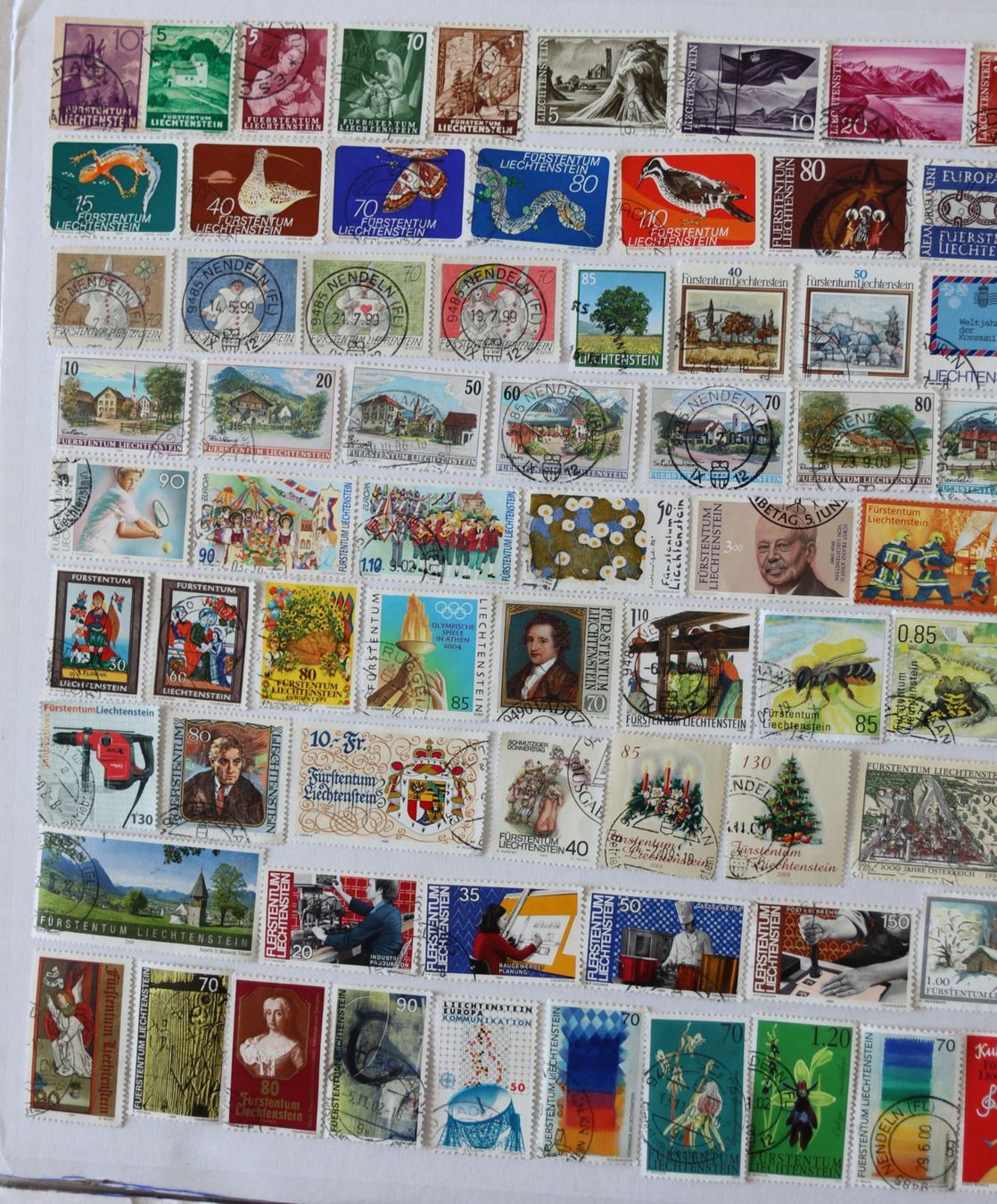 Tous les timbres: Briefmarken Lichtenstein – D'occasion à Oberentfelden par lakipul 2