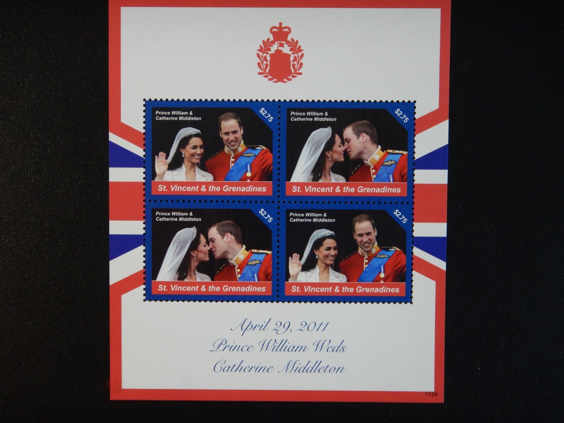 Tutti i francobolli: St. Vincent Royal Wedding 2011 ** – Usato da Zürich venduto da Muehlekauf