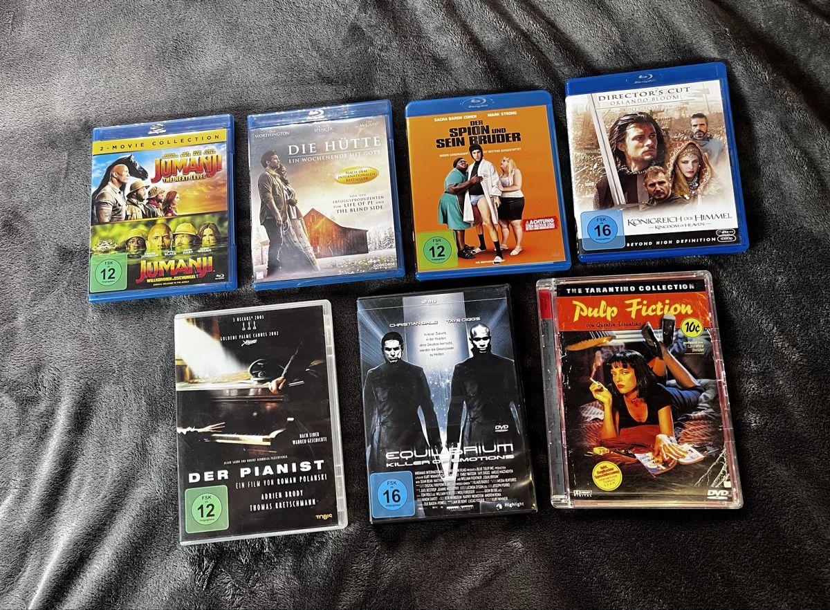 Tutti i DVDs: Verschiedene Blu-rays und DVDs – Usato da Schaffhausen venduto da mir_lk6p