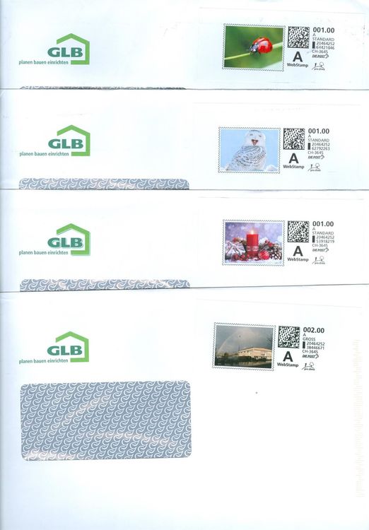 8 unterschiedliche Webstamp - Marken (Gebraucht) in Thun für CHF 1 ...