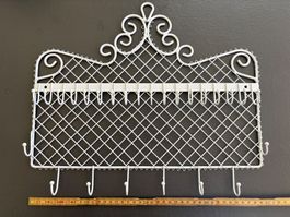 Haken-Wandgitter für Schmuck oder Schlüssel