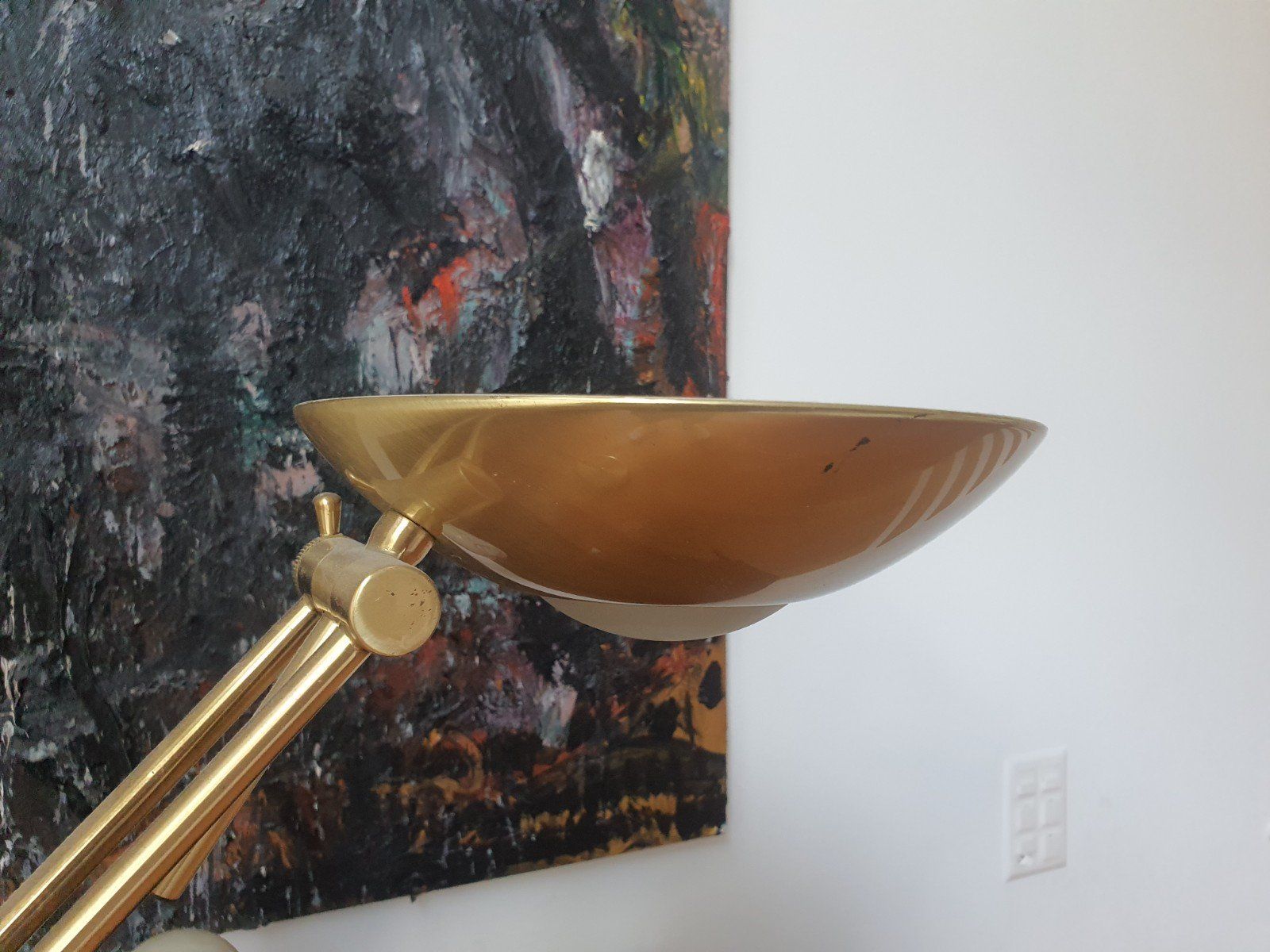 Lampade: 2x Stehlampe in Messing – Usato da Hünenberg venduto da mar_vqb7 1