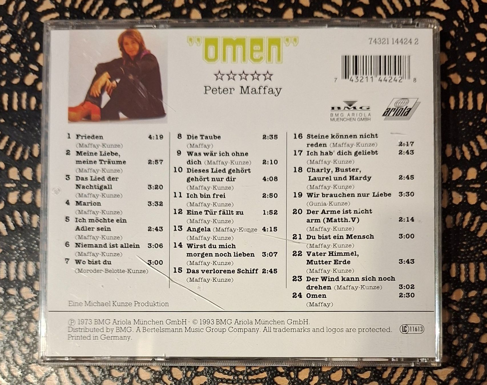 CD: Peter Maffay -  Omen, DE Rock Abum 1973 – Usato da Schönenberg TG venduto da Gregolino76 1