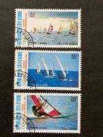Elfenbeinkünste 1987 Lot Segelschiffe gestempelt