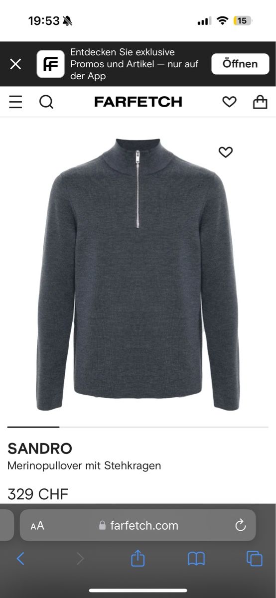 Sandro Maglioni & Felpe: Sandro - WOLLPULLOVER - Orginalpreis 330.- – Nuovo e nell'imballaggio originale da Zürich venduto da luxuryoutlet1 8