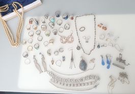Silber Schmuck konvolut , lot , 925 , 835 Silber,Ringe etc