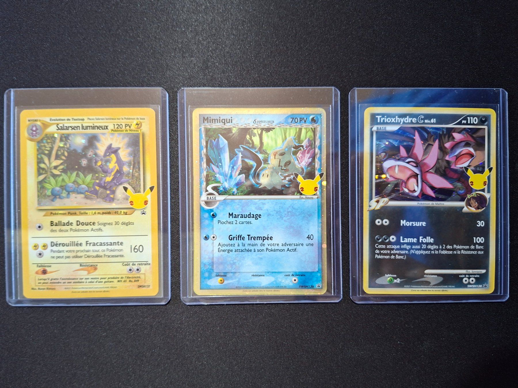 Pokémon Carte collezionabili: Pokémon 3x Promo 25ans Célébration - FR – Nuovo (secondo la descrizione) da Valeyres-sous-Rances venduto da gegg