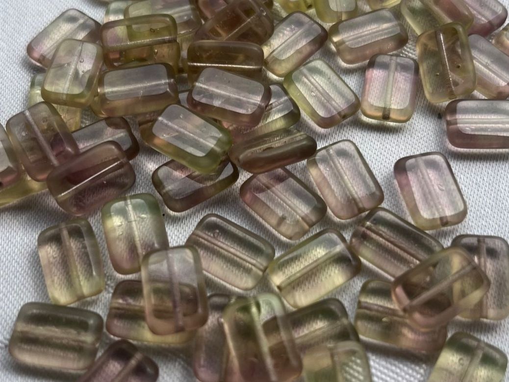 Perle (finte): 70x Glasperlen 8x 12mm – Nuovo e nell'imballaggio originale da Basel venduto da Galia2001
