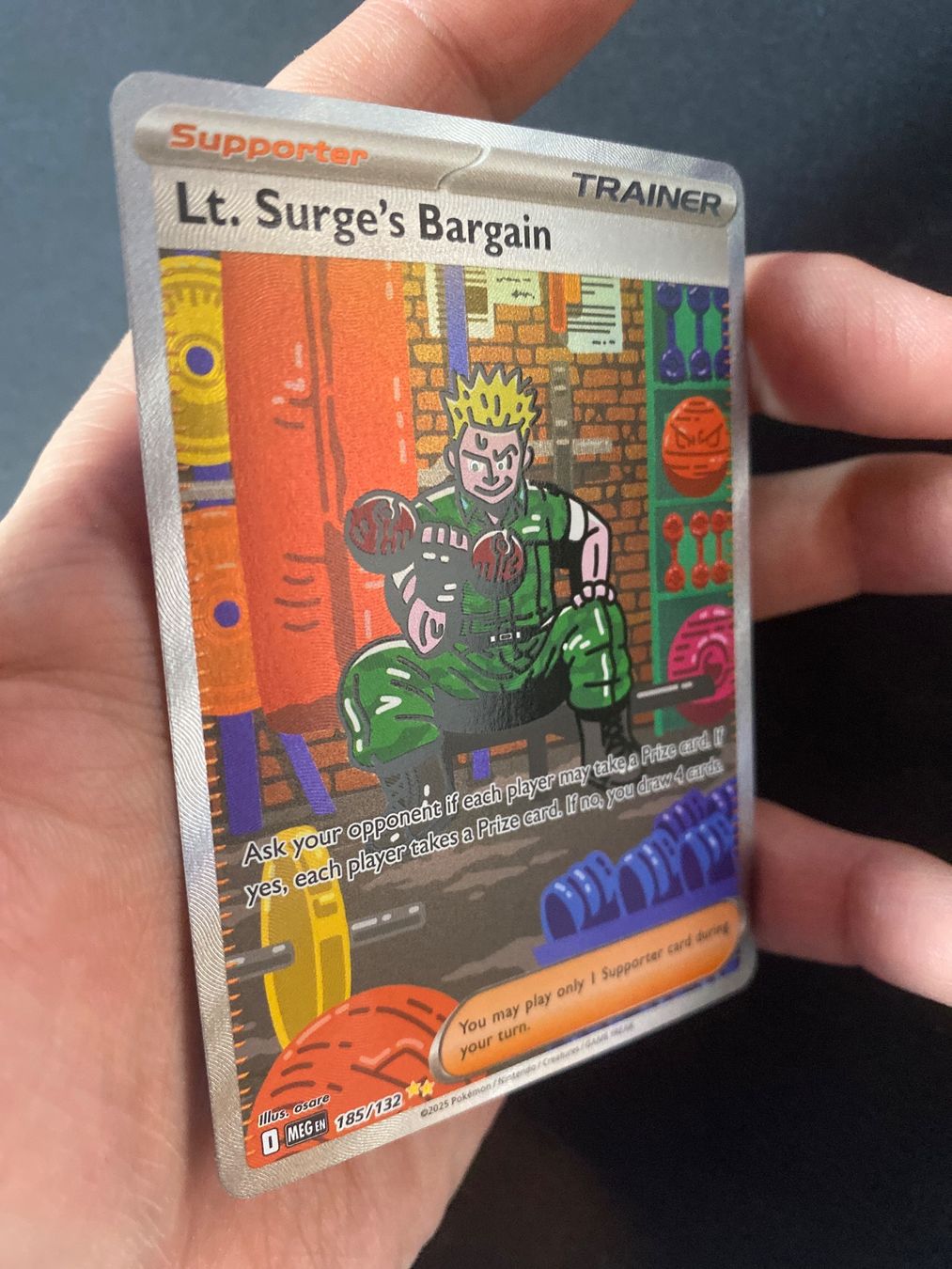 Pokémon Sammelbilder & Trading cards: Lt. Surge's Bargain 185 - SIR - Mega Evolution - EN – Neu (gemäss Beschreibung) aus Hausen AG von Shrade 1