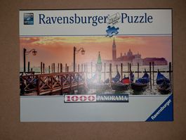 Ravensburger Puzzle 1000 Teile, Gondeln in Venedig